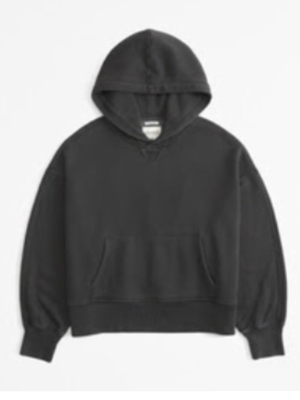 Abercrombie Essental Hoodie with Pocket Dark Gray